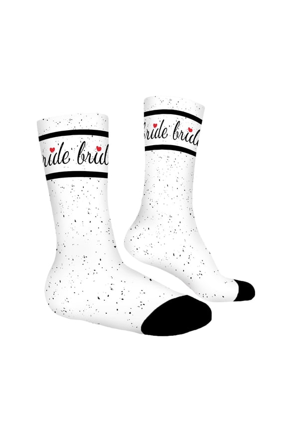 Men's Valentine's Day Thermal Boot Socks - Thick -Lined, Warm Insulation & Cushioned Sole, Anti- & Breathable Fabric, Winter Gift for Husband White One Size