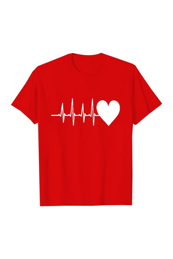 Mens Valentines Day T-Shirt Valentines Day Interactive Matching T Shirt Set For Couples Date Night Anniversary Celebration Idea Red XL