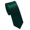 thumbnail image 1 of ZHOUCHANKIDS Solid Color Ties for Men, Formal Mens Ties, Neck Tie, Classic Tie for Boys Women Teens, Wedding Business Necktie Dark Green M, 1 of 2