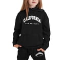 thumbnail image 1 of ZHOUCHANKIDS Stylish Girls Outfits Set for Casual Winter Wear Trendy Printed Hooded Sweatshirt Ensemble for Ages 1 to 9 with Easy Care instructions, 1 of 4