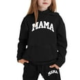 thumbnail image 1 of ZHOUCHANKIDS Stylish Girls Outfits Set for Casual Winter Wear Trendy Printed Hooded Sweatshirt Ensemble for Ages 1 to 9 with Easy Care instructions, 1 of 4