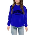 thumbnail image 1 of ZHOUCHANKIDS Sweatshirts For Girls Cropped Trendy Y2k 2025 Hood Letter Printed Casual Hoodie Preppy Cute Sweaters Pullovers Top For Children 2-3Years, 1 of 3