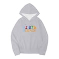 thumbnail image 1 of ZHOUCHANKIDS Sweatshirts Hoodies for Teen Girls Trendy Graphic Kids Boys Girls School Sixth Grade Letter Printed Long Sleeve Hoodie Warm and Comfortable Tops Children's Clothing 5-6 Years, 1 of 4