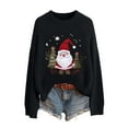 thumbnail image 1 of ZHOUCHANKIDS Christmas Sweaters for Women - Funny Festive Womens Christmas Sweaters - Cute Winter Holiday Outfit Black M, 1 of 6