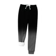 thumbnail image 1 of ZHOUCHANKIDS Warm Sweatpants Womens Sherpa Lined Winter Active Running Jogger Pants Black M, 1 of 4