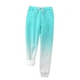 thumbnail image 1 of ZHOUCHANKIDS Warm Sweatpants Womens Sherpa Lined Winter Active Running Jogger Pants Blue XXL, 1 of 4