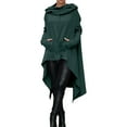 thumbnail image 1 of ZHOUCHANKIDS Women's Hoodies and Sweatshirts Fall Winter Casual Pullover with Pocket Loose Fit Hooded Design Comfortable Fashion for Daily Wear Dark Green, 1 of 6