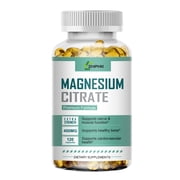 ZHPHK Magnesium Citrate 400mg Capsules Extra Strength,Essential Mineral for Heart, Muscle, Digestion Support-120 Capsules