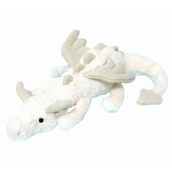 ZHQ 20" White Dragon Stuffed Animals Toy, Cute White Dragon Plush Soft Dragon Plushies Pillow Gifts for Kids Girlfriend Birthday Christmas Mother's Day