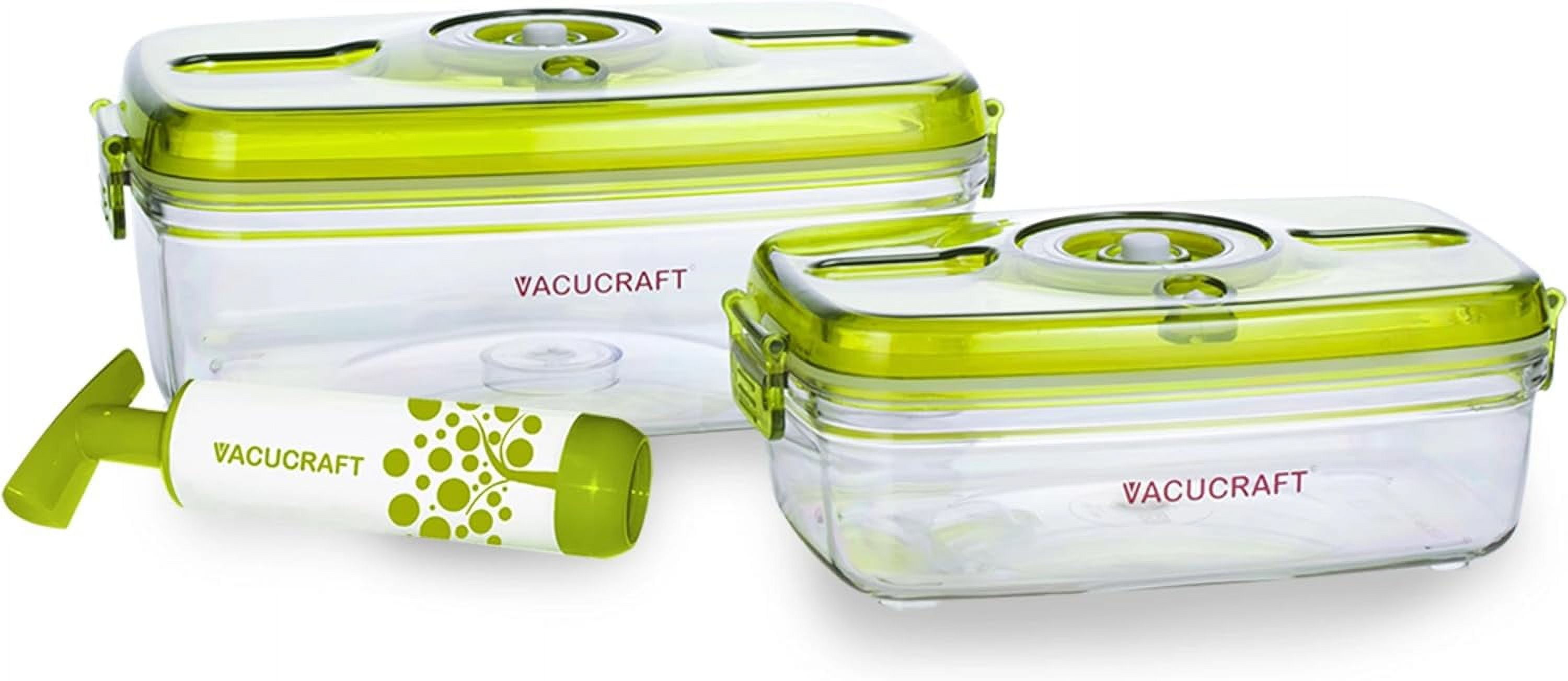 ZHQ Plastic Food Storage Containers with Airtight Lids - Rectangle - 3 ...