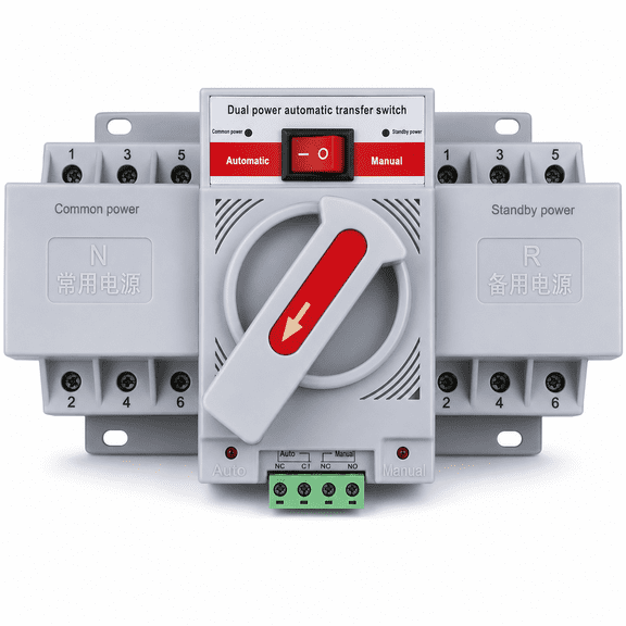 ZHQ3-63-3P Dual Power automatic Transfer Switch 63 Amp., 3P
