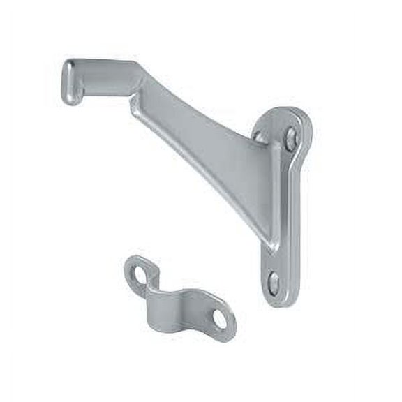 ZHRBB325U26D Hand Rail Brackets; Zinc 3-1/4" Projection; Satin Chrome Finish