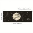 ZHSHANTCHDQ Large Black Moon Gaming Mouse Pad High Definition