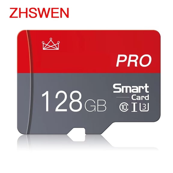 ZHSWEN Memory Card 128GB Mini Card High Speed for Camera,Smartphone with Adapter
