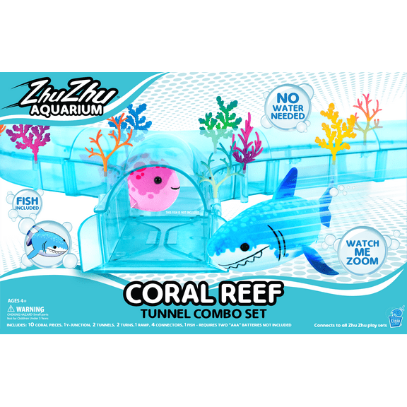 ZHU ZHU Aquarium Coral Reef with Butch the Shark