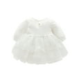 thumbnail image 1 of ZHUASHUM Autumn Baby Kids Girls Party Lace Tutu Princess Dress Clothes Outfits,3-6 Months, 1 of 8