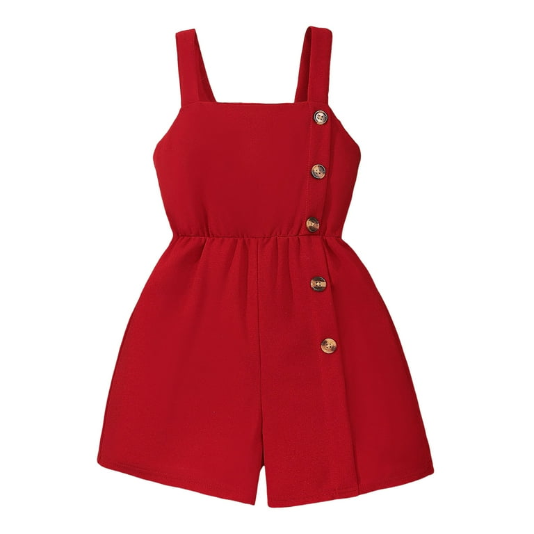 ZHUASHUM Baby Boys Girls Jumpsuits Cute Toddler Sleeveless