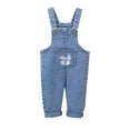 thumbnail image 1 of Zhuashum Baby Clothe For Boys Girls 6-12 Months Denim Pants Baby Denim Overalls Toddler Solid Color Casusal Trousers Light Weight Trouser, 1 of 4