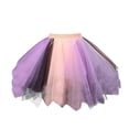 thumbnail image 1 of ZHUASHUM Baby Girls Soft Fluffy Tutu Skirt Toddler Party Carnival Girl Mesh Tutu Princess Skirt Pink,6-10 Years, 1 of 3