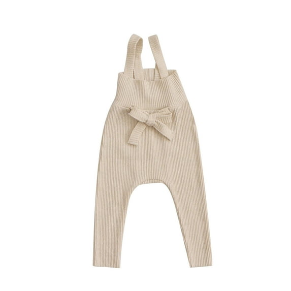 ZHUASHUM Baby Pants For Boys Relax Fit Straight Leg Solid Color Sweartpants Casual Pants Trousers Daily Wear Beige 6-12 Months