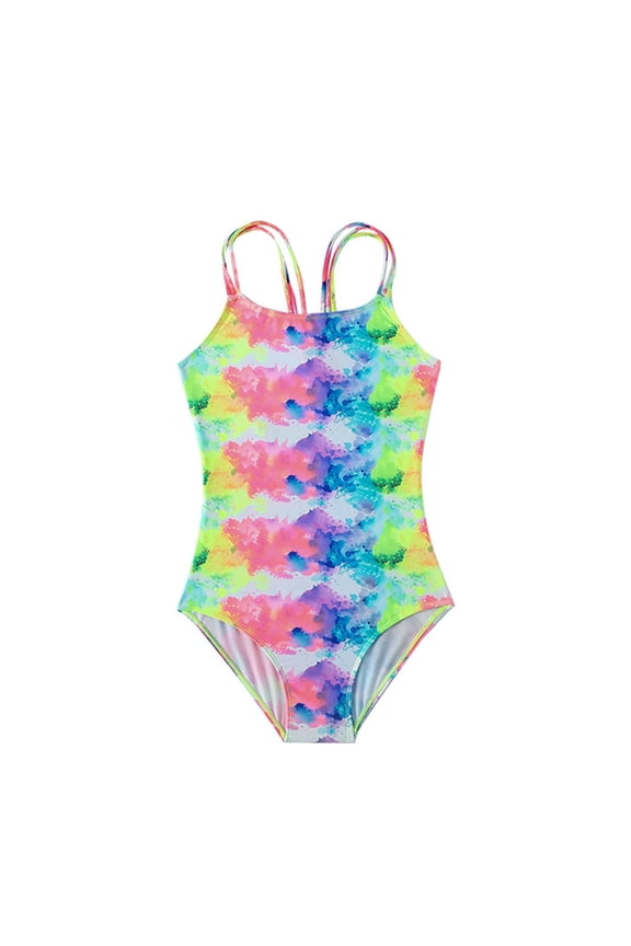 Chic One-Piece Swimsuit (Girl's), Sizes 9-10 Years