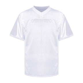 ZHUASHUM Men'S T Shirt Short Sleeve Fashion Simple Sports T Shirt Hop Party Blank Football Top Daily Wear Going Out Tops White M