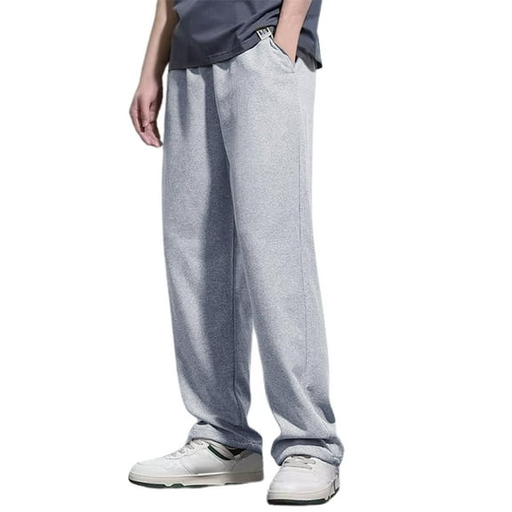 ZHUASHUM Trousers For Mens Pants Pocket Mesh Loose Suitable For Casual Straight Bottom Drawstring Jogging Pants Running Exercise Training Basketball Pants M-4XL Gy2
