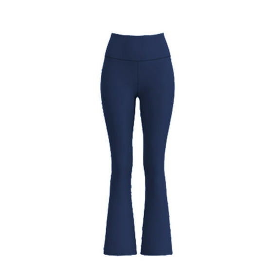 ZHUASHUM Pants For Girls Relax Fit Straight Leg Solid Color Sweartpants Flare Pants Trousers Kid Clothes Navy 9-10 Years