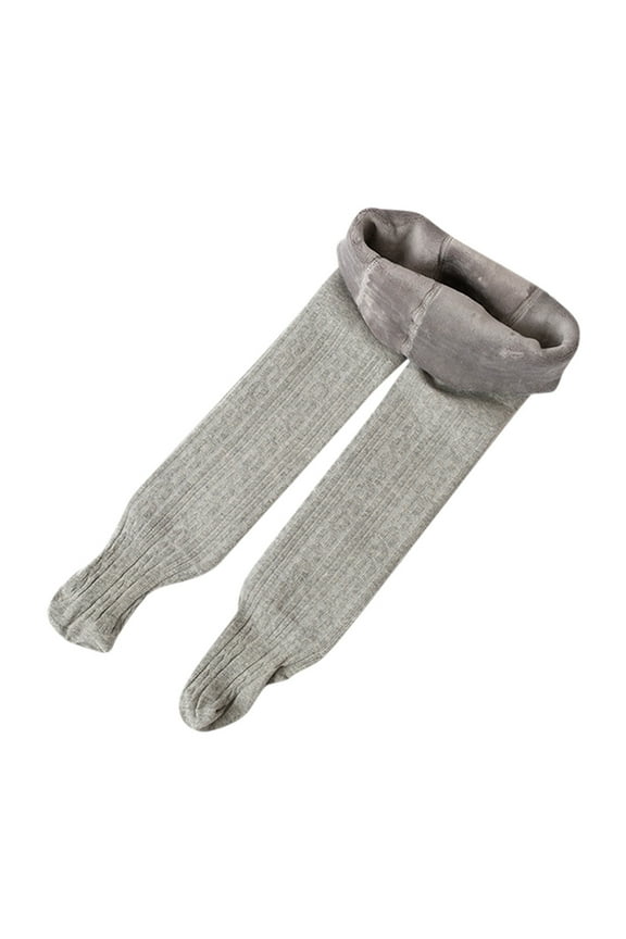 Socks For Baby Boys Girls Toddler Lined Cable Knit Tights Cotton Footed Leggings Pantyhose Stocking Pants Gy1 6-12 Months