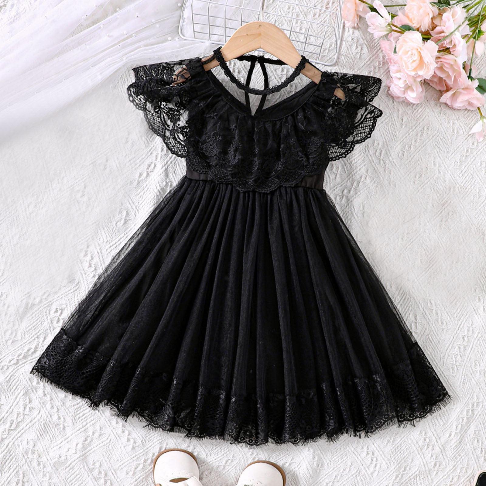 Treat ürself girly lace tutu チュチュ ブラック il_fullxfull