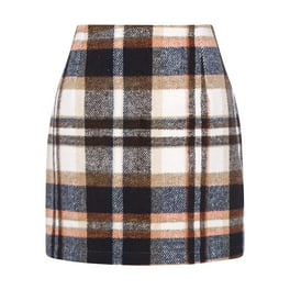 Plaid skirt walmart hot sale