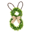 thumbnail image 1 of ZHUER Easter Farmhouse Bunny Wreath Decoration for Front Door Home Window Wall Hanging , 1PC,  9.84", 1 of 8
