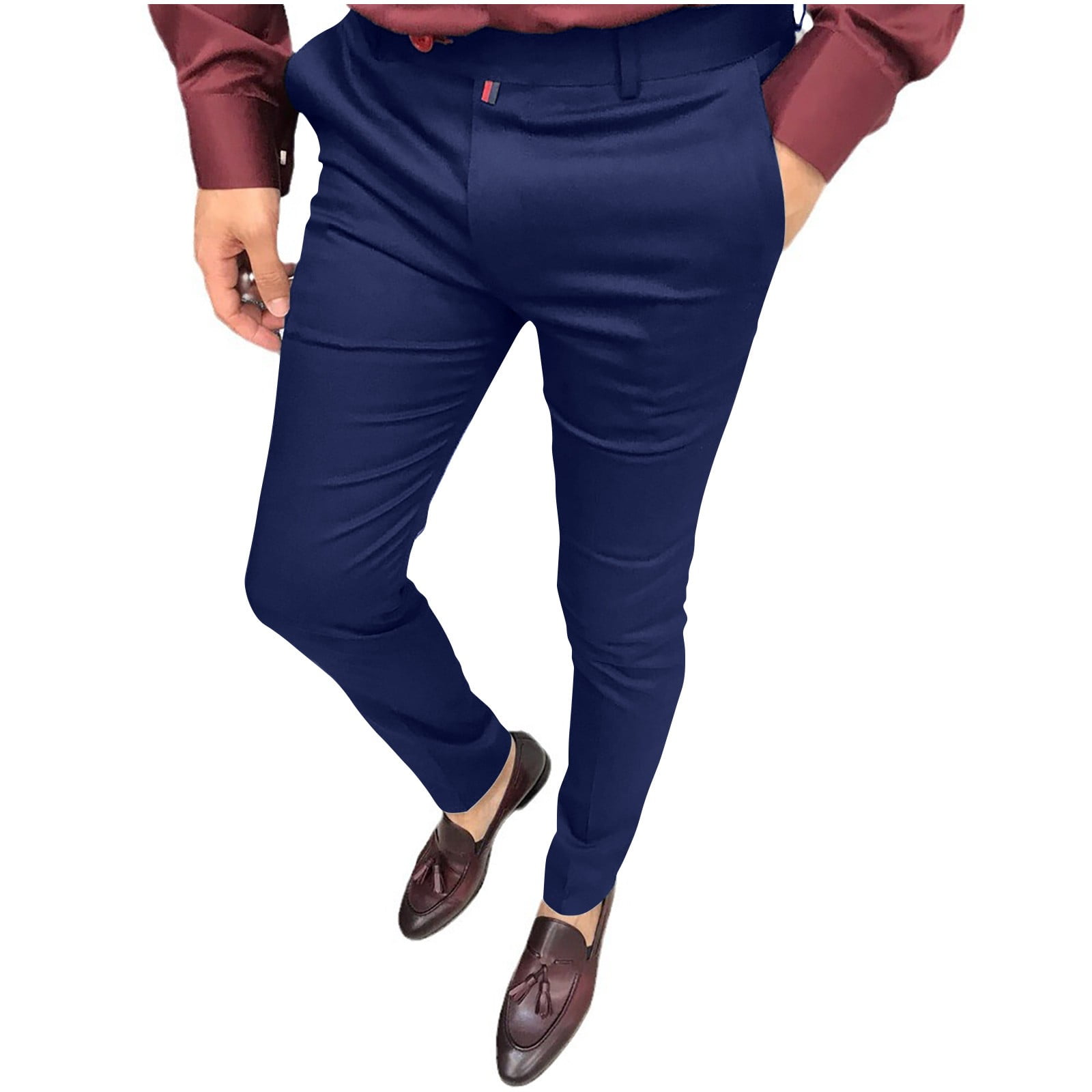 ZHUGeLI Mens Dress Pants Slim Fit Casual Formal Skinny Stretch Business Pant Golf Pants - Walmart.com ZHUGeLI Mens Dress Pants Slim Fit Casual Formal Skinny Stretch Business Pant Golf Pants - Walmart.com