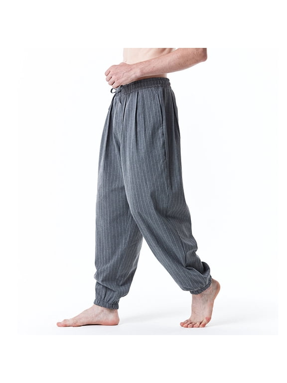 Mens Sweatpants Joggers with Drawstring Gym Sweatpants Men Baggy Jogger Pants on for Men Compression Pants Men Running