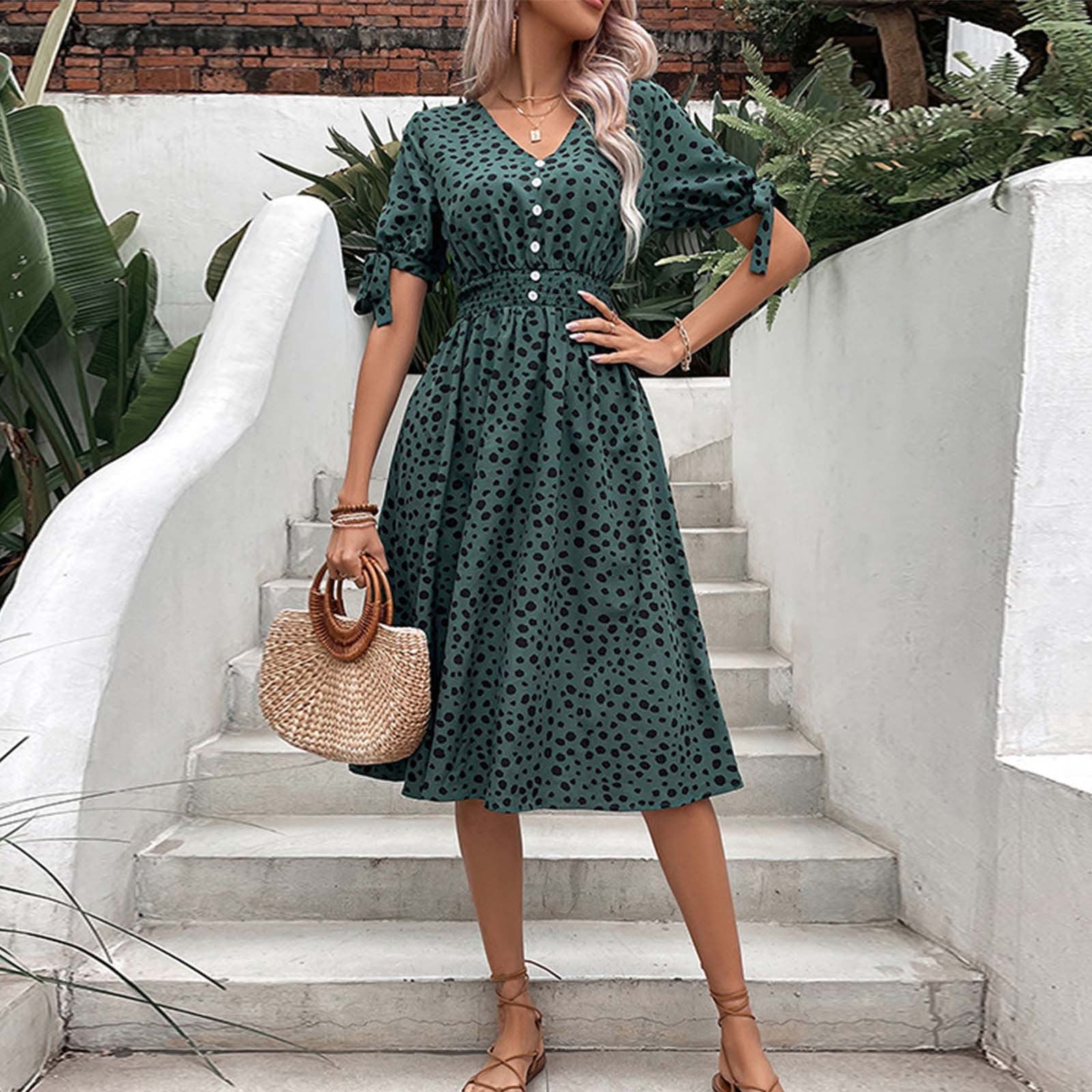 ZHUGeLI Summer Dresses for Women 2024 Fashion Women Summer