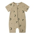 thumbnail image 1 of ZHUGeLI Toddler Baby Spring Printed Short Sleeves Jumpsuit Thin Crawler, 1 of 2