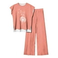thumbnail image 1 of ZHUGeLI Women Casual Sleeveless Printed Round Neck Top And Pants Set Up to 50% off Clearance, 1 of 2