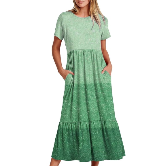 ZHUGeLI Women's Crewneck Knitted Sweater with Lace and Fashionable Temperament Sweater Dress