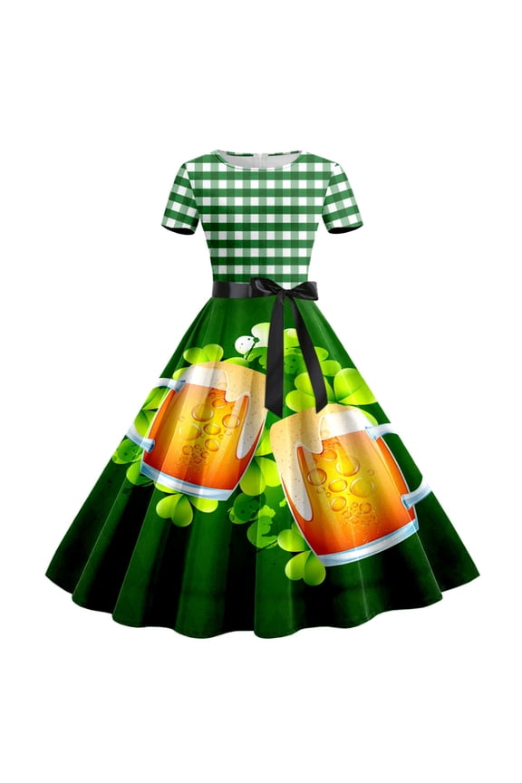 Women's Dress Maxi Wrap Dress German Dirndl Dress Bavarian Dirndl Beer Dress Stage Performance Costume