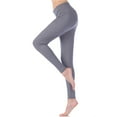 thumbnail image 1 of ZHUGeLI Women's Soft Full Length Leggings High Waist Ankle Length Leggings Pants Tights, 1 of 5