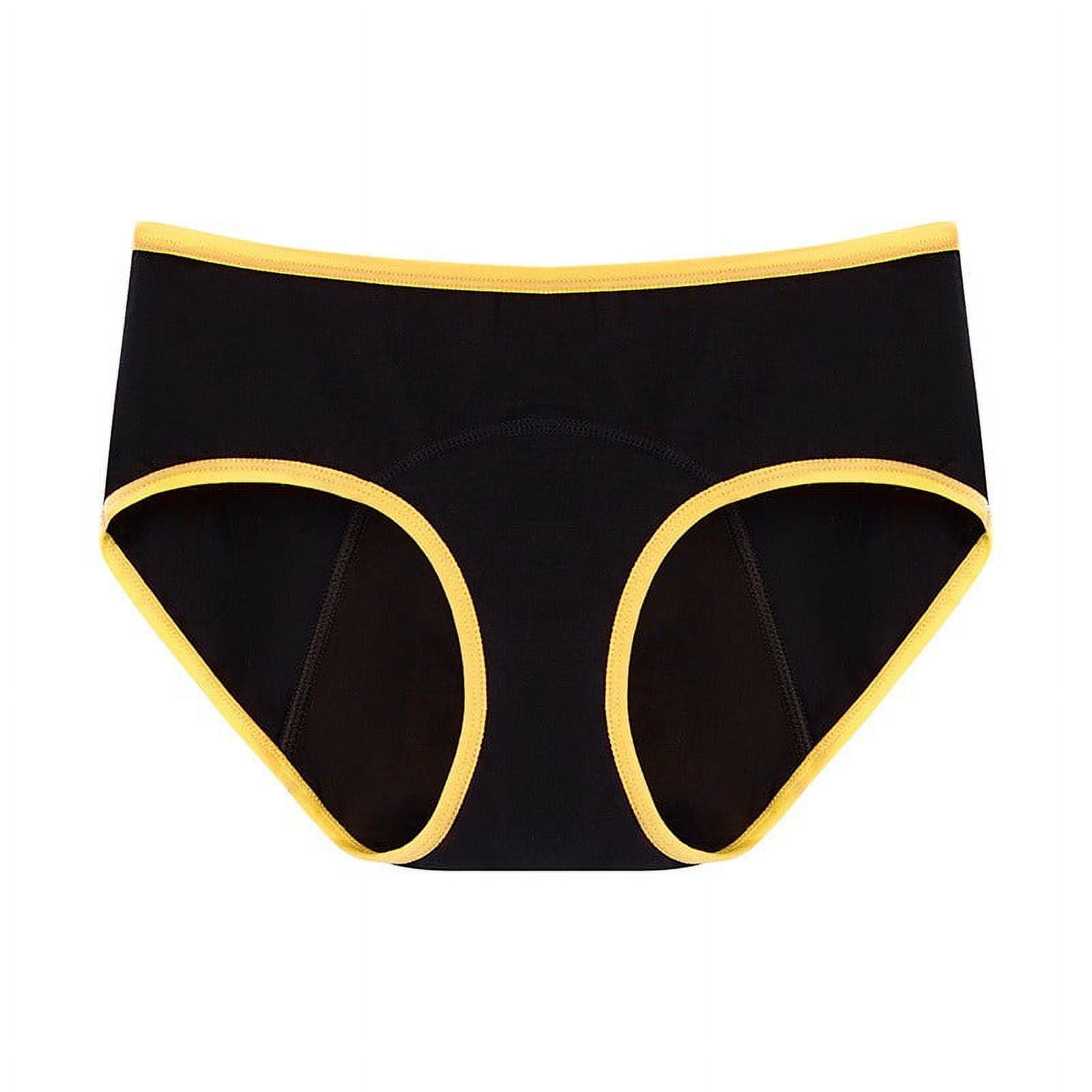 ZHUGeLI Women's Underwear High Absorbency Period Cotton Underwear Heavy Flow Leakproof Panties