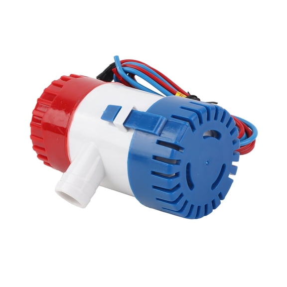 ZHUOPAI 350GPH Mini Marine Bilge Water Pump Submersible Electric Rustproof for Yacht RV Boat 12V High Flow Engineering Plastics Water Transfer Pump 3/4 inches / 19mm Outlet