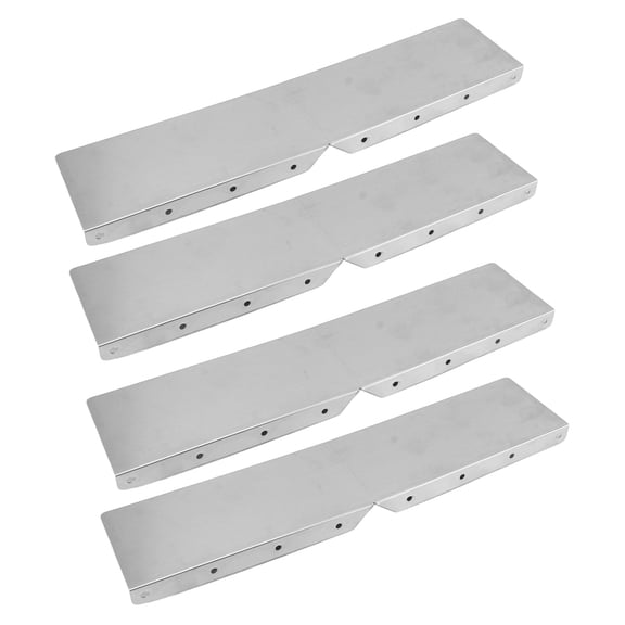 ZHUOPAI 4-Pack Aluminum Gutter Valley Splash Guards Rain Diverter For House Shingle Roofs Corner, 16.14 inches / 41 cm, Includes 32 Screws For Easy Installation, Silver