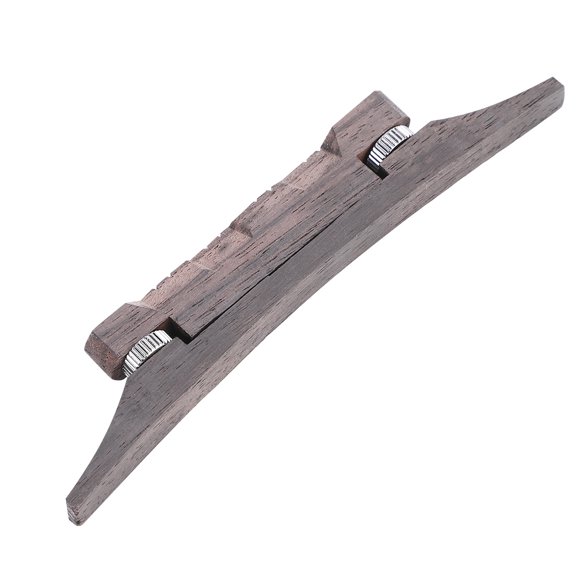 ZHUOPAI Adjustable Rosewood Mandolin Bridge Height String Replacement Parts for Mandolin Lovers, Exquisite Light Weight Musical Instrument Accessory, 4.5 x 0.8 x 0.3 Inches / 11.5 x 2 x 0.8 cm