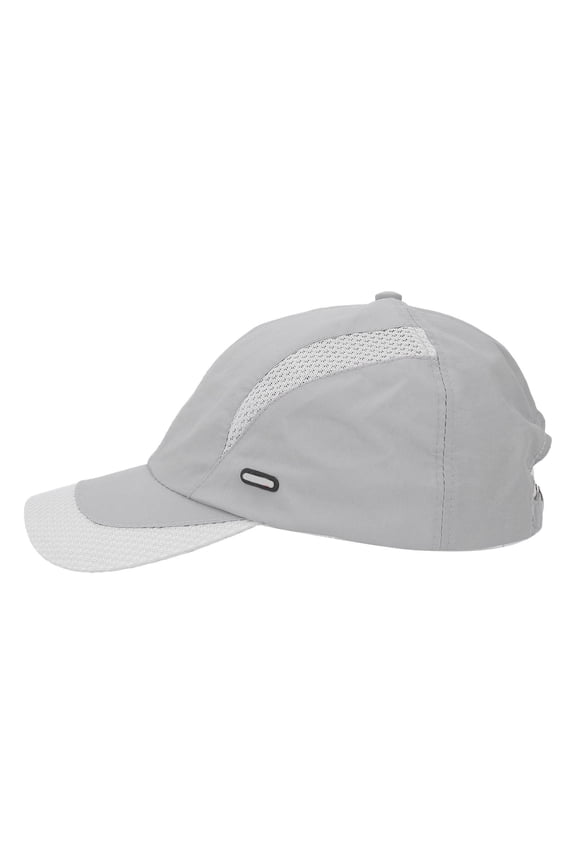 EMF Radiation Protection Cap Full Silver Fiber Lined Blocking Hat WiFi Shielding Baseball Cap Breathable Sun Protective Slouch Headwear Anti-Radiation Cover for Adult Men Women Light Gray