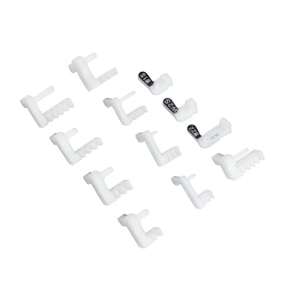 ZHUOPAI Hard Drive Replacement Head Tool 12Pcs Professional HDD Head Replacement Comb Kit with Fixed Nails for Data Recovery Repairing, ABS Material, Multi Size, Black (9.00 x 6.00 x 2.00 Inches)