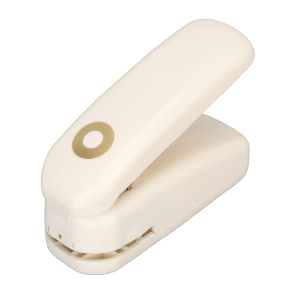ZHUOPAI Mini Hole Puncher Foldable Book Paper Annulus Punch, Portable Single Hole Crafts Paper Puncher for Scrapbook Paste, Lever Action Craft Punch (5.9 inches / 15.0 cm)