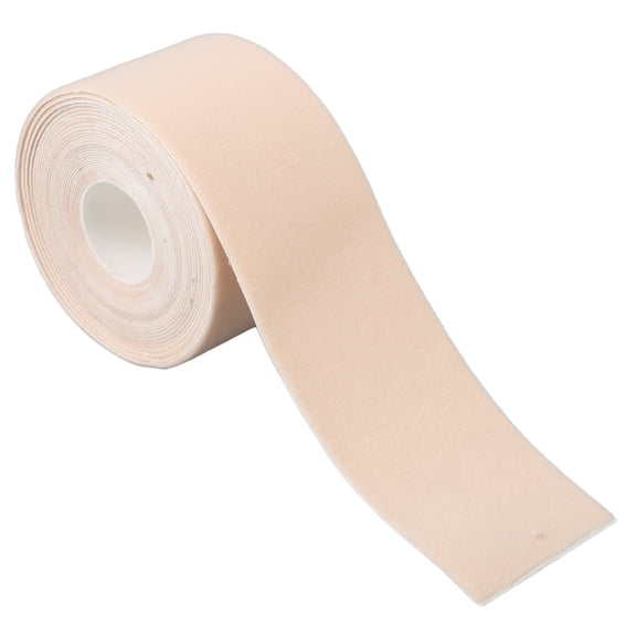 ZHUOPAI Pink Heel Sticker Tape Cushion Liner - 1.96 inches x 14.76 feet / 5 cm x 4.5 m High Heel Patch for Foot Care, Blister Protection, Soft Fabric Anti-Wear Self-Adhesive Dressing Tape for Heels