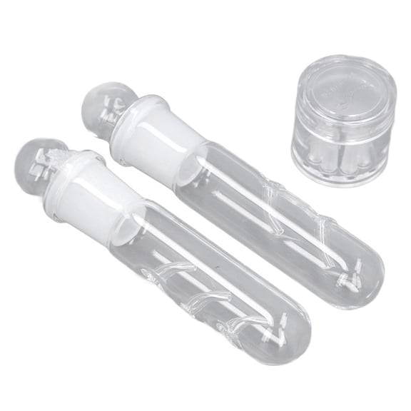 ZHUOPAI Planaria Trap for Fish Tank, Transparent Glass Leech Catcher, 2/3/8 Hole Aquarium Cleaning Tool