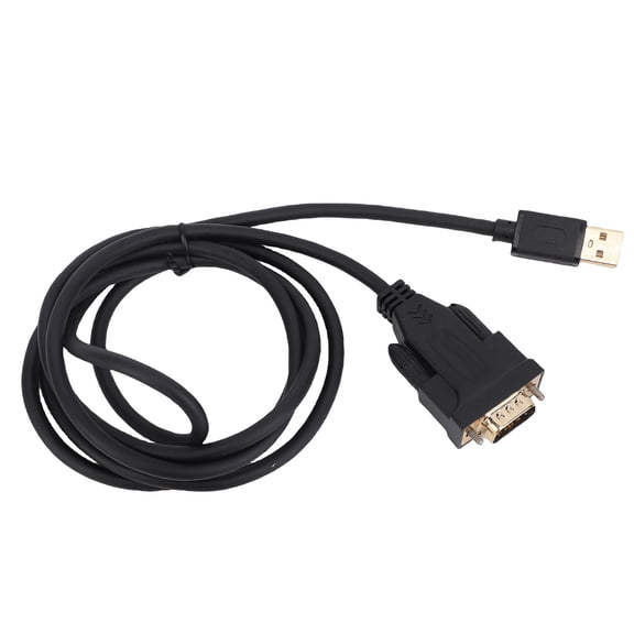 ZHUOPAI Premium USB 2.0 to RS232 DB9 Male Head Serial Cable Adapter, 1.2m / 3.93ft Length, Broad Compatibility with Windows 10, 8, 7, Mac OS, and Linux for Industrial and Office Serial Devices